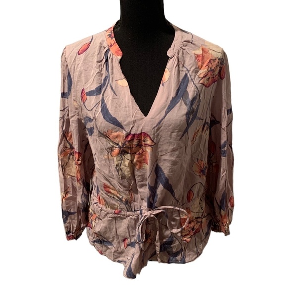 A New Day V-neck Floral Blouse XL - Picture 1 of 5